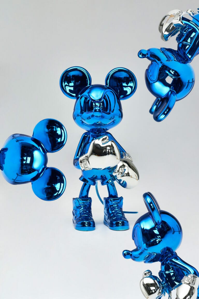 Mickey Box Chrome Blue