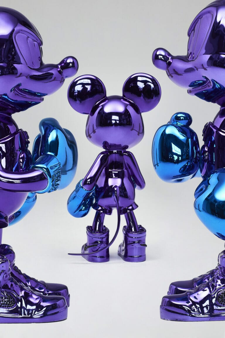 Mickey Box Chrome Purple